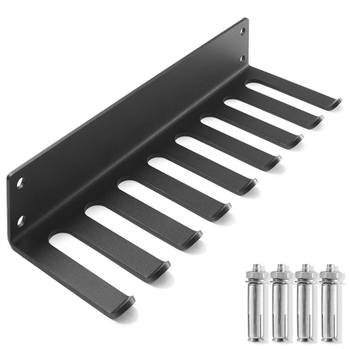 Accessory Rack Organizer - 9 Prong - Wall Mounted Multi-Purpose Storage